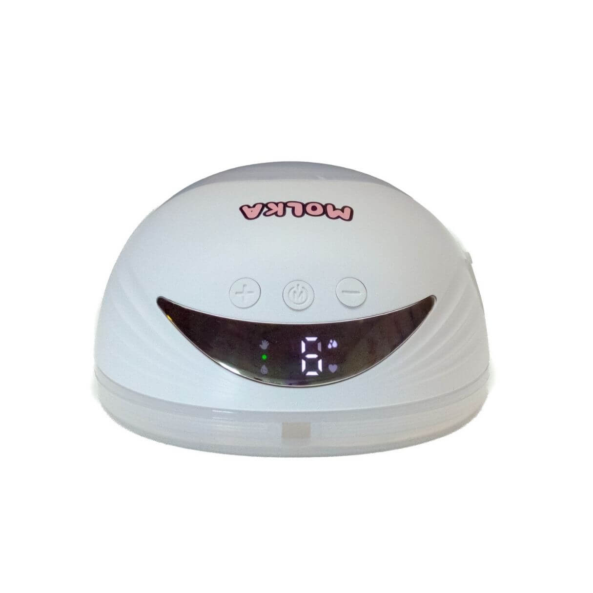 Molka Hands-Free Breast Pump Front Display