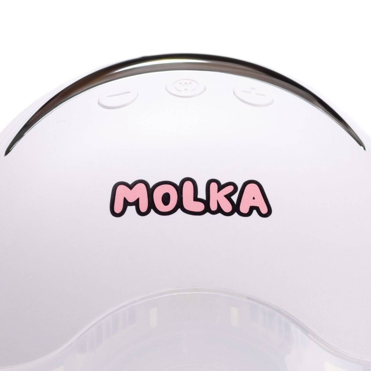 Molka Hands-Free Breast Pump Logo Close-Up