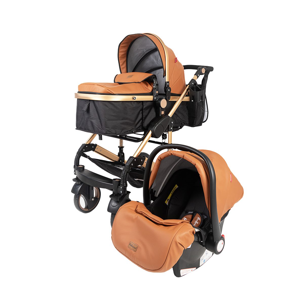 Belecoo PU Leather 3 in 1 Travel System