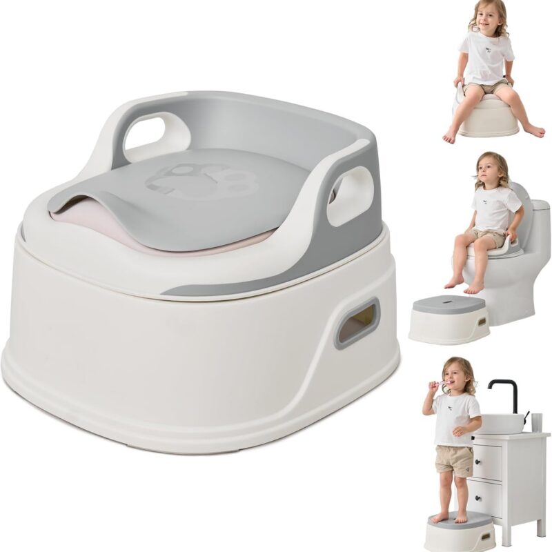 3 in 1 potty training seat grey Big Little Me